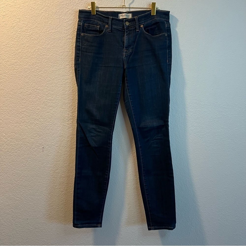 Women’s Madewell blue darkwash skinny jeans size 28